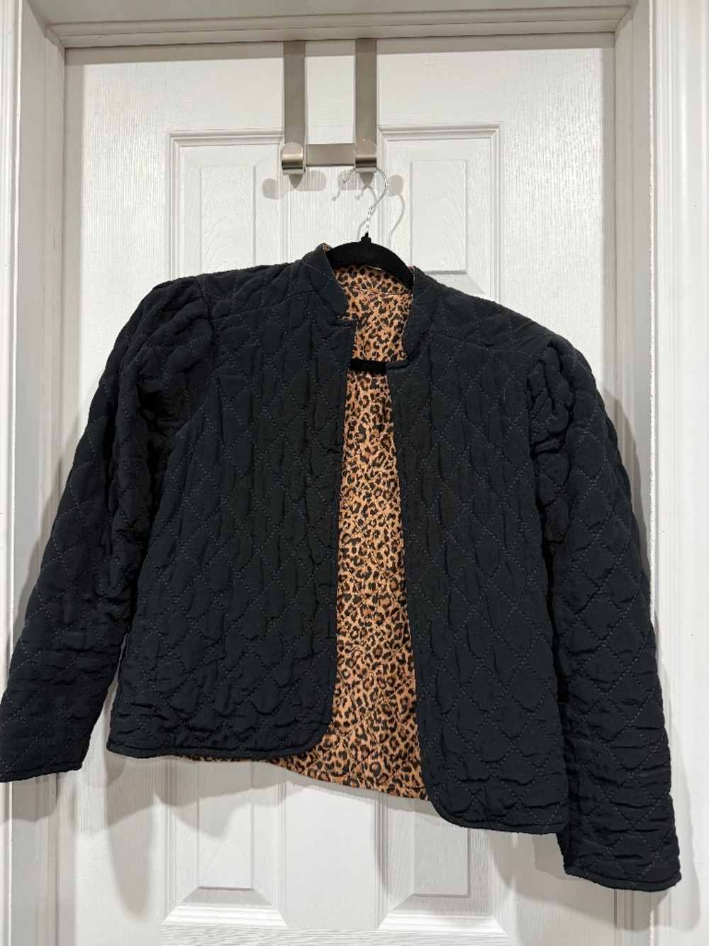 Nordstrom reversible quilted cropped jacket